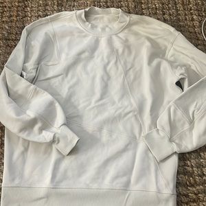 tan lululemon sweatshirt